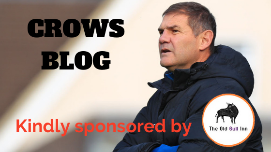 CROWS BLOG: Onwards and upwards!