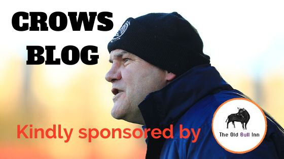 CROWS BLOG: Back to winning ways!