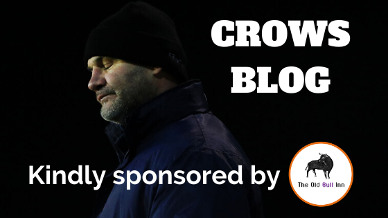 CROWS BLOG: Gutted but proud