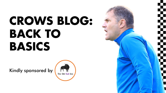 CROWS BLOG: Back to basics