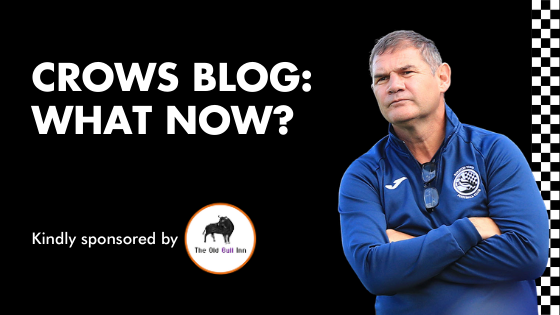 CROWS BLOG: WHAT NOW?