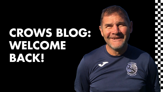 CROWS BLOG: WELCOME BACK!