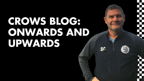 CROWS BLOG: ONWARDS AND UPWARDS
