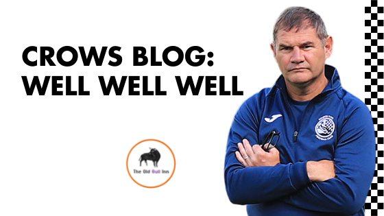 CROWS BLOG: WELL WELL WELL