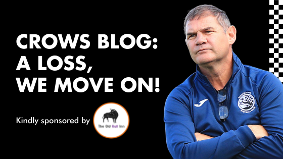 CROWS BLOG: A LOSS, WE MOVE ON!