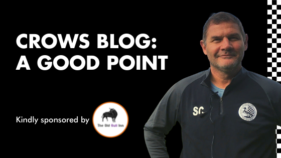 CROWS BLOG: A GOOD POINT