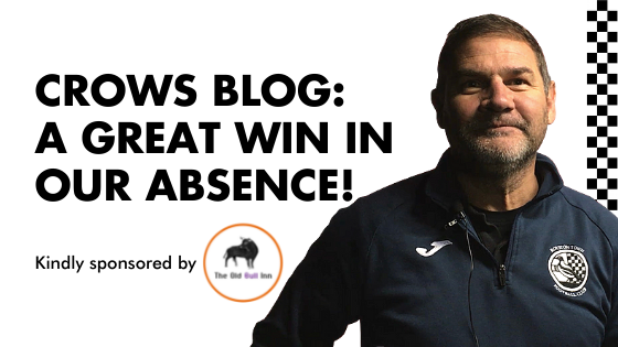 CROWS BLOG: A GREAT WIN IN OUR ABSENCE!