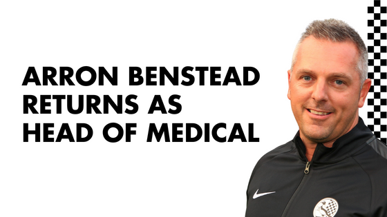 ARRON BENSTEAD RETURNS AS HEAD OF MEDICAL