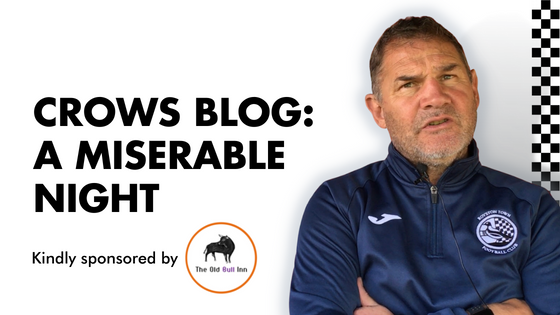 CROWS BLOG: A MISERABLE NIGHT
