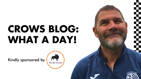 CROWS BLOG: WHAT A DAY!