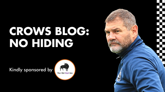 CROWS BLOG: NO HIDING