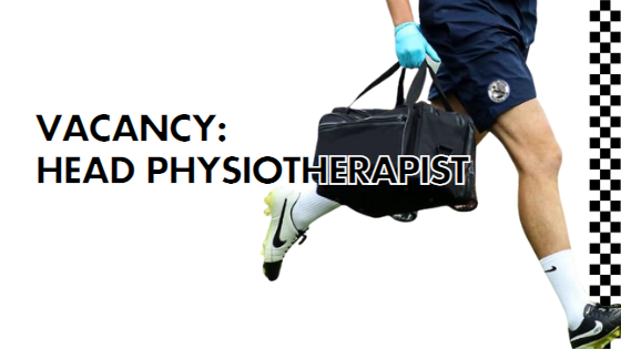 WE’RE HIRING: HEAD PHYSIOTHERAPIST