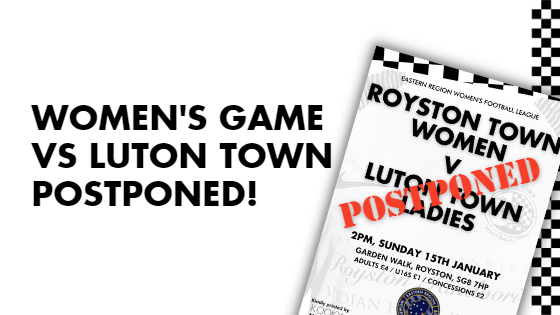 WOMEN’S GAME vs LUTON TOWN – POSTPONED