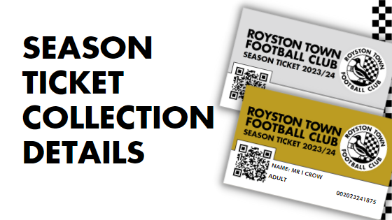 SEASON TICKET COLLECTION DETAILS – UPDATED!