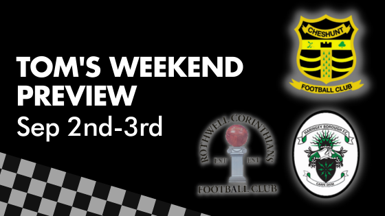 TOM’S WEEKEND PREVIEW – Sept 2nd – 3rd