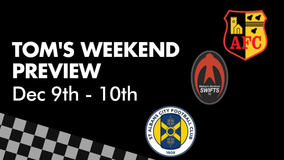 TOM’S WEEKEND PREVIEW – Dec 9th & 10th