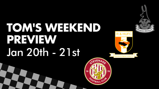 TOM’S WEEKEND PREVIEW – Jan 20th & 21st