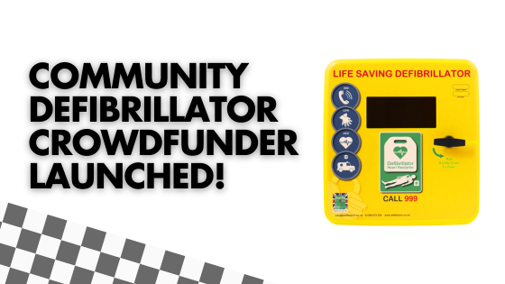 COMMUNITY DEFIBRILLATOR CROWDFUNDER LAUNCHED