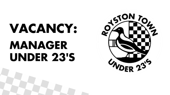 VACANCY – UNDER 23’s MANAGER