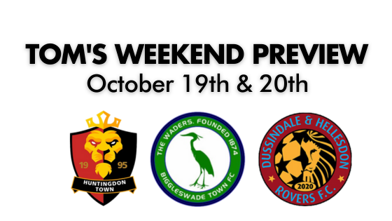 TOM’S WEEKEND PREVIEW – Oct 19th & 20th