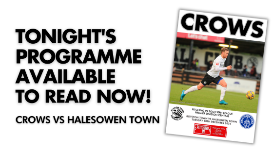 Halesowen Town matchday programme available!