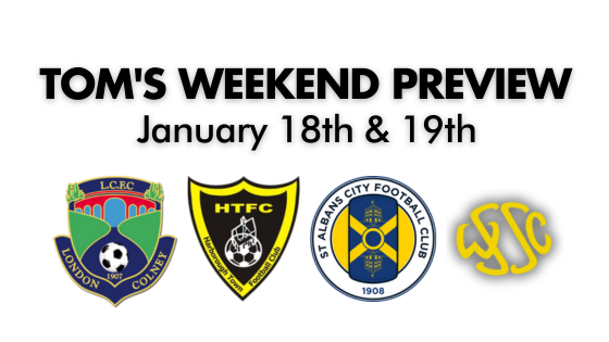 TOM’S WEEKEND PREVIEW – Jan 18th & 19th