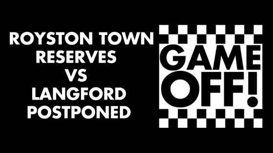 RESERVES vs LANGFORD – POSTPONED